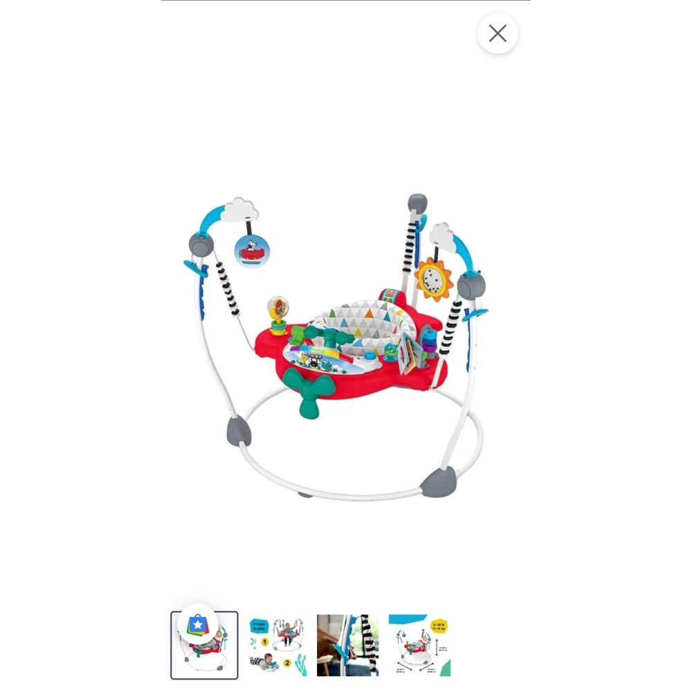 Baby Einstein Ocean Explorers Airplane Adventure Activity Jumper Lights Music